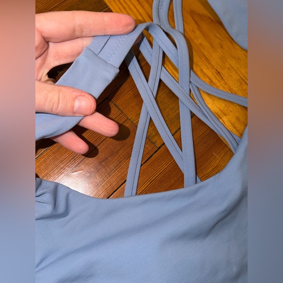 Lululemon Free to Be Serene Bra Size 10 Blue - Picture 8 of 12